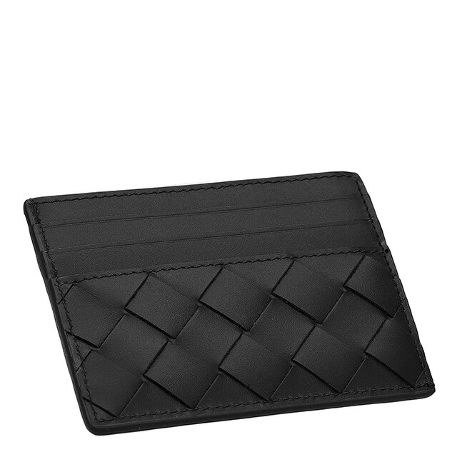 ボッテガ・ヴェネタ カードケース メンズ レディース ブランド BOTTEGA VENETA 635057-V3US3 8803 ブラック 定期入れ 高級 おしゃれ プレゼント 実用的