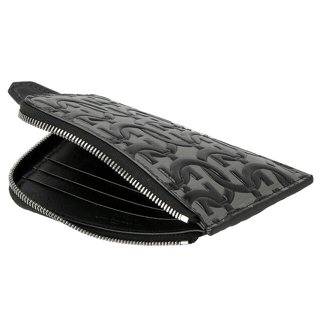 フェラガモ カードケース メンズ Ferragamo 661081CALF EM NE 753 689 グレー ブラック 定期入れ ブランド 高級 おしゃれ プレゼント 実用的