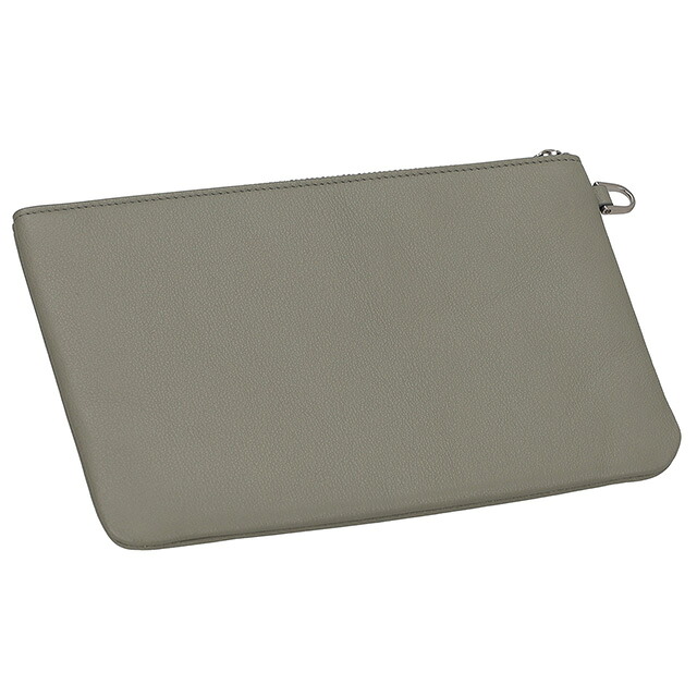 フェラガモ ポーチ メンズ レディース Ferragamo 661466CALF NE AG 776 211 グレー／ブラック 持ち歩き 小さい 小物入れ ブランド 高級 おしゃれ プレゼント 男性 実用的 かっこいい