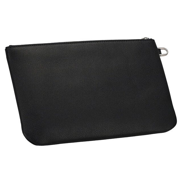 フェラガモ ポーチ メンズ レディース Ferragamo 661466CALF YE NE 776 210 ブラック／イエロー 持ち歩き 小さい 小物入れ ブランド 高級 おしゃれ プレゼント 男性 実用的 かっこいい