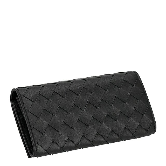 ボッテガ・ヴェネタ 二つ折り財布 二折財布 レディース ブランド BOTTEGA VENETA 666935-V3UH2 8425 ブラック/ゴールド ウォレット 高級 おしゃれ プレゼント 実用的