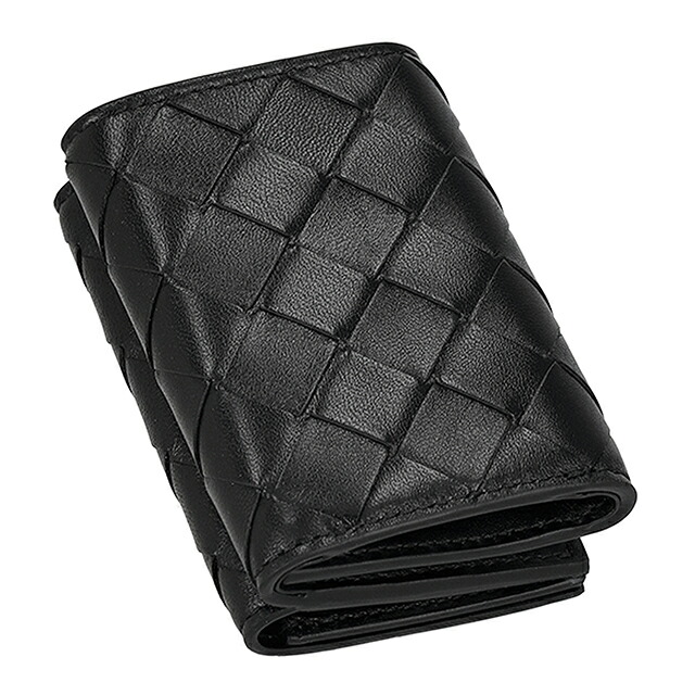 ボッテガ・ヴェネタ 三つ折り財布 三折財布 レディース ブランド BOTTEGA VENETA レザー Italy 666944-V3UH2 8425 ブラック