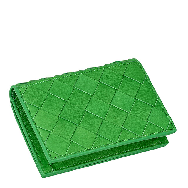 ボッテガ・ヴェネタ カードケース レディース ブランド BOTTEGA VENETA レザー Italy 667141-V3UH2 3722 グリーン