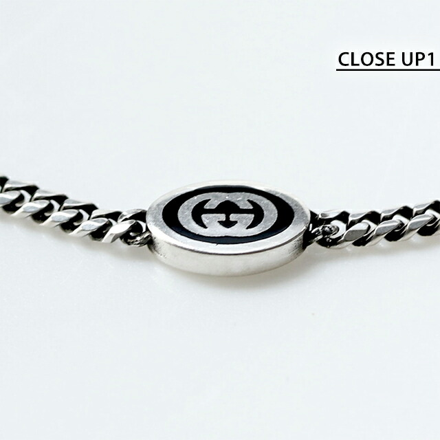 グッチ ブレスレット メンズ ブランド GUCCI インターロッキングG チェーン シルバー925 678657 J8410 8191 シルバー アクセサリー