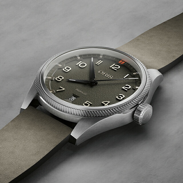 オリス プロパイロット デイト 41mm 自動巻き 腕時計 ブランド メンズ ORIS 01 733 7805 4167-07 6 20 16LC アナログ カーキ スイス製 高級 おしゃれ 防水 プレゼント 男性 実用的