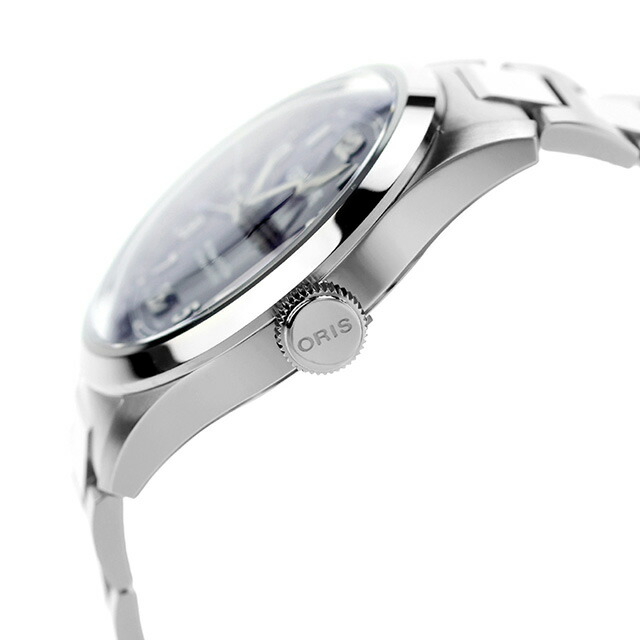 オリス ビッククラウン ポインターデイト 40mm 自動巻き 腕時計 ブランド メンズ ORIS 01 754 7798 4068-07 8 20 06 アナログ パープル スイス製 高級 おしゃれ 防水 プレゼント 男性 実用的