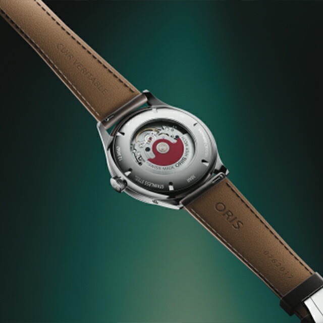 オリス アートリエ コンプリケーション 39.5mm 自動巻き 腕時計 ブランド メンズ ムーンフェイズ ORIS 01 782 7811 4051-07 6 20 17FC アナログ シルバー ダークブラウン スイス製 高級 おしゃれ 防水 プレゼント 男性 実用的