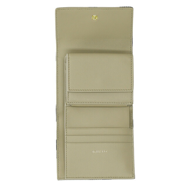 バ－バリ－ 三つ折り財布 メンズ BURBERRY チェック 8086005 ベージュ ウォレット ブランド 高級 おしゃれ プレゼント 実用的
