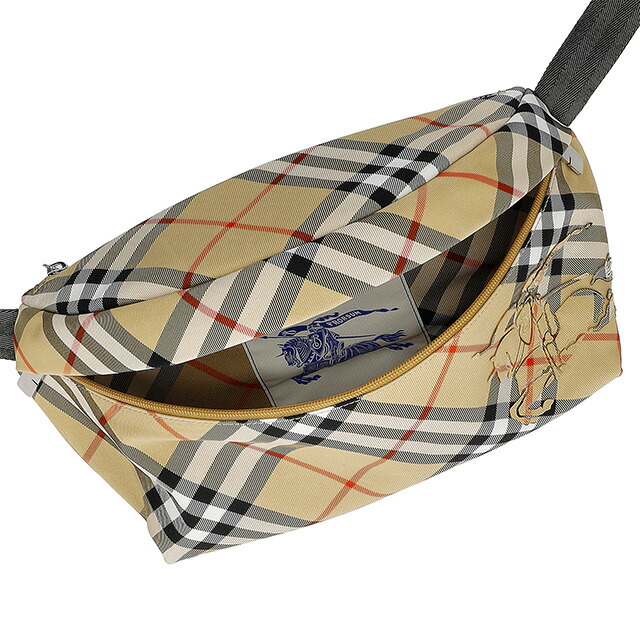 バ－バリ－ ボディバッグ メンズ ブランド BURBERRY 8091780 ベージュ