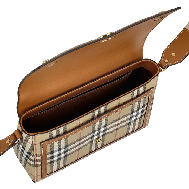 バ－バリ－ ショルダーバッグ レディース BURBERRY チェック 8092067 ベージュ 斜めがけ ブランド 高級 おしゃれ プレゼント 女性 実用的 かわいい