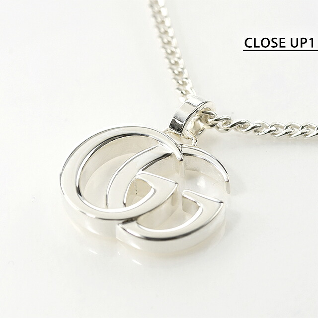 グッチ ネックレス ペンダント メンズ レディース GUCCI ダブルG 814914-J8400-8106 シルバー アクセサリー ジュエリー ブランド 高級 おしゃれ プレゼント 実用的 ペア
