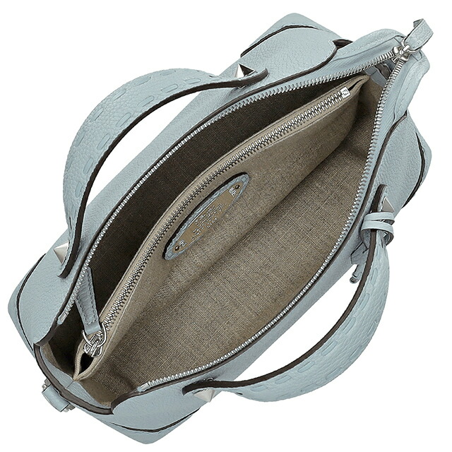 フェンディ ハンドバッグ レディース ブランド FENDI レザー ITALY 8BL146-0ARBB F1NQ0 ライトブルー 軽量 小さめ 手提げ 高級 おしゃれ プレゼント 女性 実用的 かわいい
