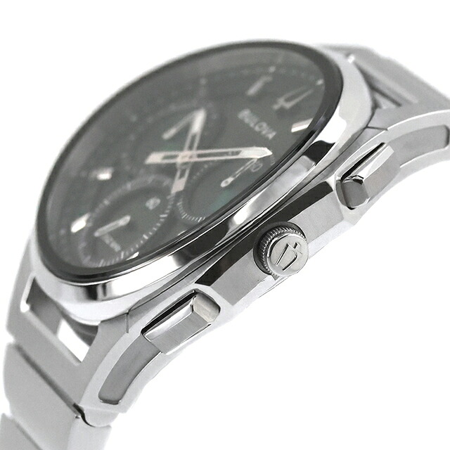 ブローバ カーブ ハイプレシジョンクォーツ 腕時計 ブランド メンズ クロノグラフ BULOVA 96A338 アナログ グリーン おしゃれ 防水 プレゼント 男性 実用的