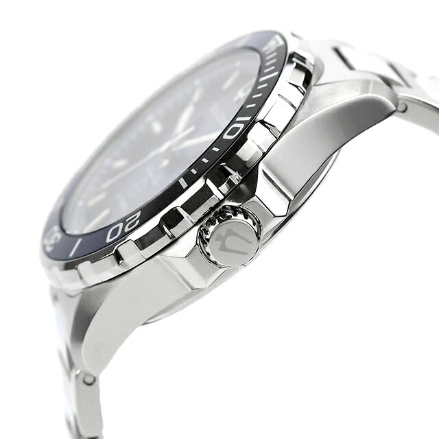 ブローバ マリンスター 自動巻き 腕時計 ブランド メンズ BULOVA 98B466 アナログ ブルー おしゃれ 防水 プレゼント 男性 実用的