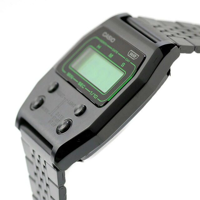 カシオ CASIO クォーツ 電池式 A1100B-1 プレミアムシリーズ ユニセックス メンズ レディース 腕時計 ブランド カシオ casio デジタル ブラック 黒 おしゃれ 防水 プレゼント 実用的