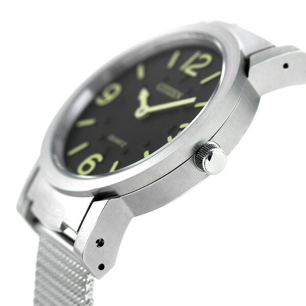 シチズン 視覚障害者対応 凸文字盤 メンズ レディース 腕時計 AC2200-55E CITIZEN ブラック ブランド おしゃれ 防水 プレゼント 実用的