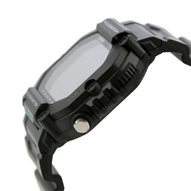 カシオ チープカシオ CASIO スタンダード クォーツ 電池式 AE-1600HX-1BV ロングストラップ 海外モデル メンズ チプカシ 腕時計 ブランド デジタル ブラック 黒 おしゃれ 防水 小さい 軽い かわいい プレゼント 実用的