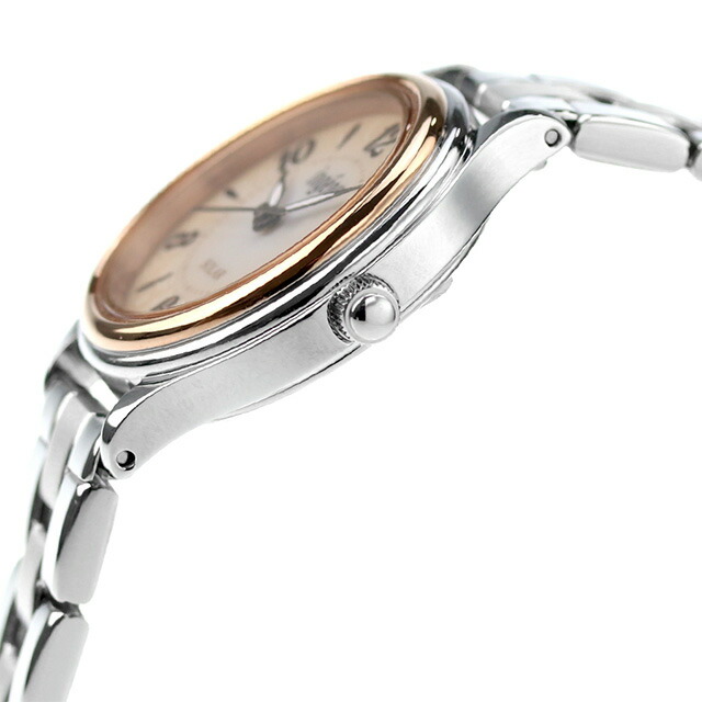 セイコー アルバ アンジェーヌ Life with flowers ソーラー 腕時計 レディース 替えベルト SEIKO ALBA ingenu AHJD434 アナログ ベージュグラデーション ブランド おしゃれ 防水 軽い 華奢 かわいい プレゼント 女性 実用的