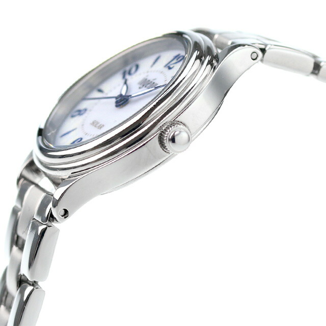 セイコー アルバ アンジェーヌ Life with flowers ソーラー 腕時計 レディース 替えベルト SEIKO ALBA ingenu AHJD436 アナログ シルバー ブランド おしゃれ 防水 軽い 華奢 かわいい プレゼント 女性 実用的