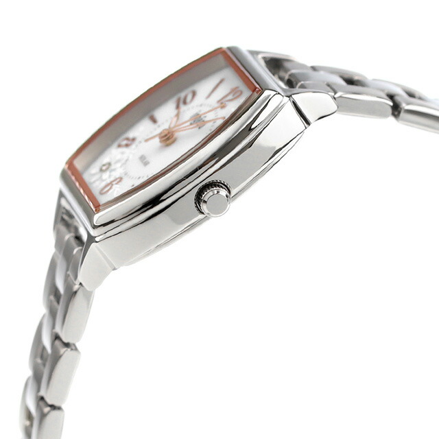 セイコー アルバ アンジェーヌ ソーラー 腕時計 レディース ダイヤモンド SEIKO ALBA ingenu AHJD437 アナログ シルバー ブランド おしゃれ 防水 軽い 華奢 かわいい プレゼント 女性 実用的