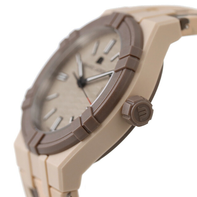 モーリスラクロア アイコン タイド 40mm クオーツ 腕時計 メンズ MAURICE LACROIX AI2008-IJJIZ-000-0 アナログ サンドベージュ カモフラージュ スイス製 ブランド おしゃれ 防水 プレゼント 男性 実用的