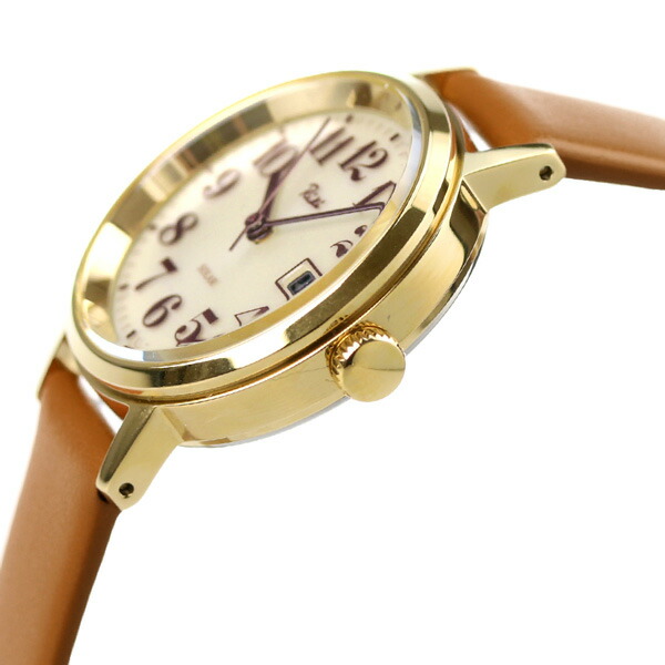 セイコー アルバ リキ スタンダード ソーラー レディース 腕時計 AKQD402 SEIKO ALBA Riki シルバー ブラウン ブランド おしゃれ 防水 軽い 華奢 かわいい プレゼント 女性 実用的