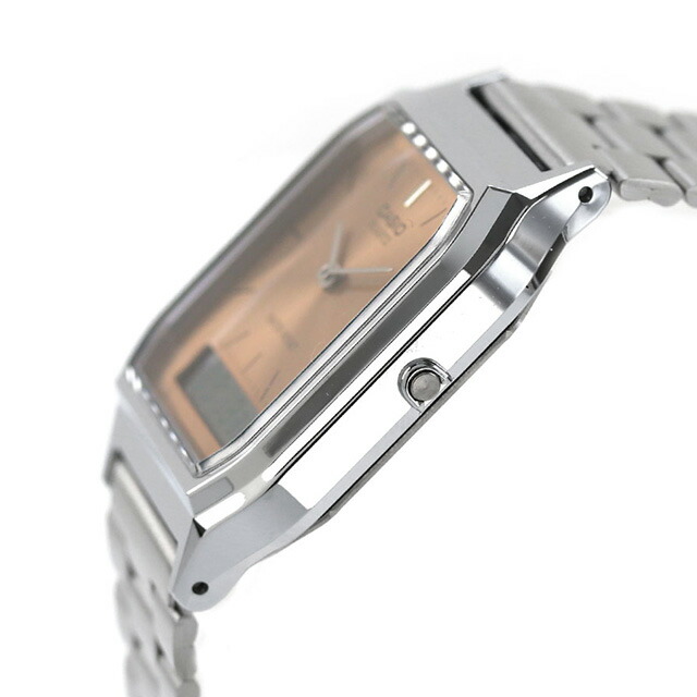 カシオ CASIO クォーツ 電池式 AQ-230A-4AMQY クラシック チプカシ ユニセックス メンズ レディース 腕時計 カシオ casio アナデジ オレンジ ブランド おしゃれ 防水 小さい 軽い かわいい プレゼント 実用的