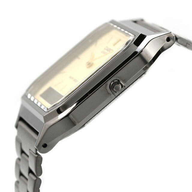 カシオ チープカシオ CASIO クォーツ 電池式 AQ-230GG-9A ビンテージ 海外モデル ユニセックス チプカシ 腕時計 ブランド カシオ casio シャンパン ガンメタル おしゃれ アナデジ アナログ デジタル 防水 かわいい プレゼント 実用的 学生 受験生 受験用 試験用 受験対応