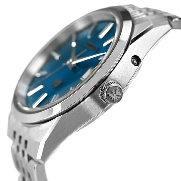 ザシチズン 年差±5秒 チタン エコドライブ ソーラー メンズ 腕時計 AQ4100-57L THE CITIZEN ブルー 高級 ブランド おしゃれ 防水 プレゼント 男性 実用的