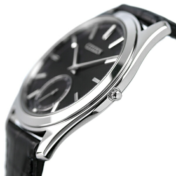 シチズン エコドライブ ワン ソーラー 日本製 クオーツ メンズ 腕時計 AQ5010-01E CITIZEN Eco-Drive One ブラック ブランド おしゃれ 防水 プレゼント 男性 実用的