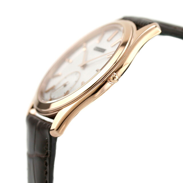 シチズン エコドライブ ワン エコ・ドライブ 腕時計 ブランド メンズ ソーラー CITIZEN Eco-Drive One AQ5024-07A アナログ ホワイト ブラウン 白 日本製 おしゃれ 防水 プレゼント 男性 実用的