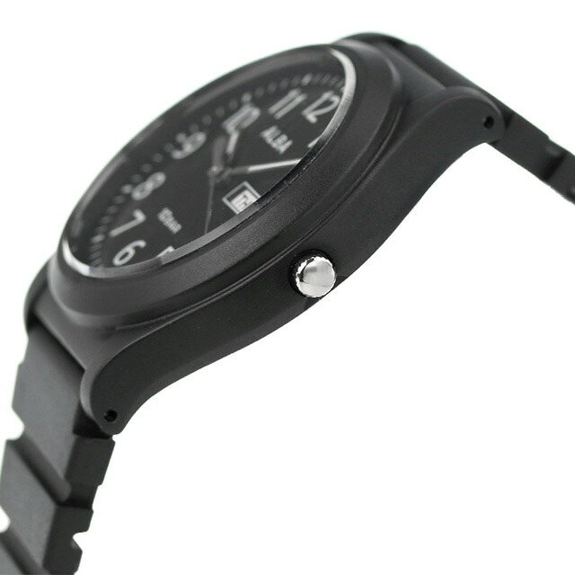 セイコー アルバ スポーツ クオーツ 腕時計 メンズ SEIKO ALBA AQPJ411 アナログ オールブラック 黒 ブランド おしゃれ 防水 プレゼント 男性 実用的