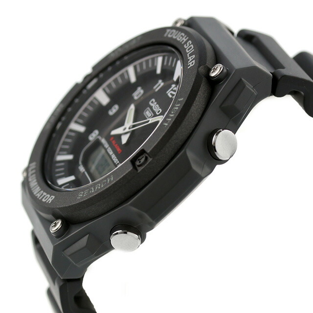 カシオ チープカシオ CASIO ソーラー AQ-S820W-1AV スタンダード 海外モデル メンズ チプカシ 腕時計 ブランド カシオ casio ブラック 黒 おしゃれ アナデジ アナログ デジタル 防水 小さい 軽い かわいい プレゼント 実用的 学生