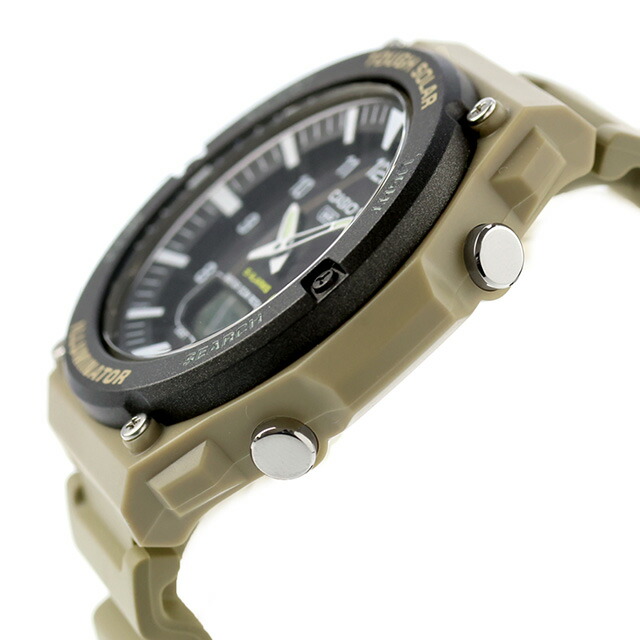 カシオ チープカシオ CASIO ソーラー AQ-S820W-5AV スタンダード 海外モデル メンズ チプカシ 腕時計 ブランド カシオ casio ブラック ベージュ 黒 おしゃれ アナデジ アナログ デジタル 防水 小さい 軽い かわいい プレゼント 実用的 学生