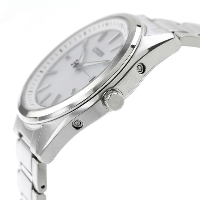 シチズン コレクション 光発電エコドライブ電波 腕時計 ブランド メンズ 電波ソーラー CITIZEN COLLECTION AS1080-65A アナログ ホワイト 白 おしゃれ 防水 プレゼント 男性 実用的