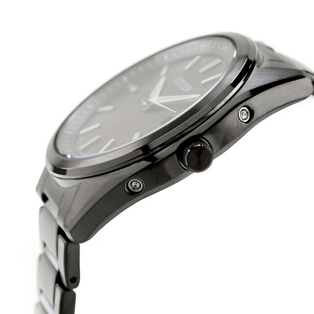 シチズン コレクション 光発電エコドライブ電波 腕時計 ブランド メンズ 電波ソーラー CITIZEN COLLECTION AS1085-61E アナログ ブラック 黒 おしゃれ 防水 プレゼント 男性 実用的