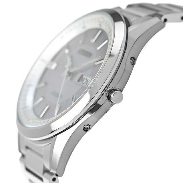 シチズン エクシード 電波ソーラー メンズ 腕時計 ソーラー電波腕時計 ソーラー電波時計 チタン AT6030-60A CITIZEN EXCEED シルバー 時計 高級 ブランド おしゃれ 防水 プレゼント 男性 実用的