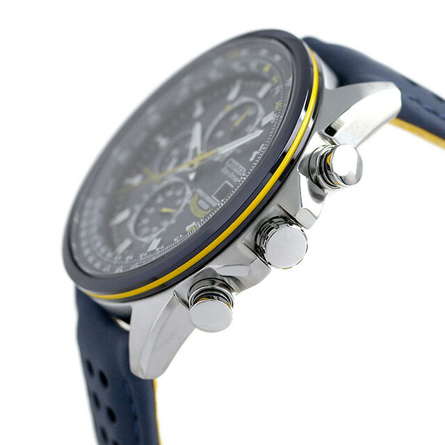 シチズン プロマスター スカイ H800 ブルーエンジェルスモデル ダイレクトフライト エコドライブ電波 腕時計 ブランド メンズ 流通限定モデル クロノグラフ 電波ソーラー CITIZEN PROMASTER AT8020-03L アナログ ブルー