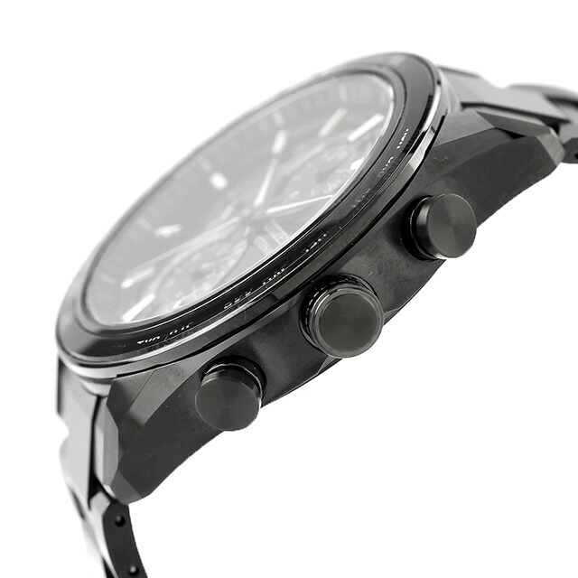 シチズン アテッサ ACT Line ダイレクトフライト 光発電エコドライブ電波 腕時計 ブランド メンズ チタン クロノグラフ 電波ソーラー CITIZEN ATTESA AT8294-59E アナログ ブラック 黒 日本製 高級 おしゃれ 防水 文字盤 大きい プレゼント 男性 実用的