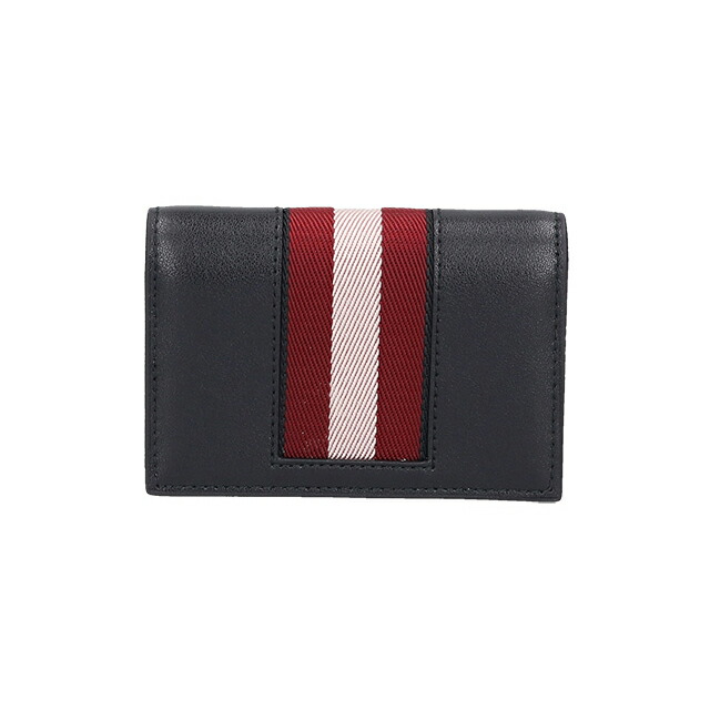 バリー カードケース メンズ レディース BALLY レザー 6309704 ブラック レッド 小物 定期入れ ブランド 高級 おしゃれ プレゼント 実用的