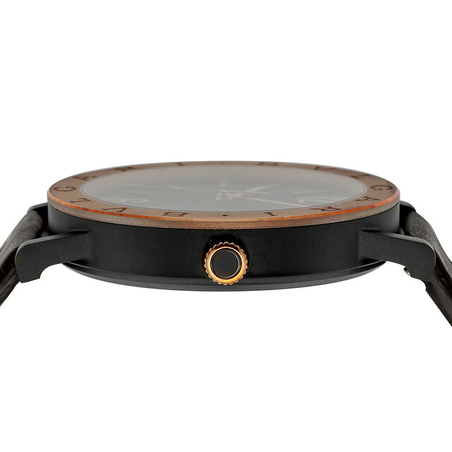 ブルガリ 時計 ブルガリブルガリ 自動巻き 腕時計 メンズ BVLGARI BB41C11BSD/MB ブラック ダークブラウン 黒 スイス製 高級 ブランド おしゃれ 防水 プレゼント 男性 実用的