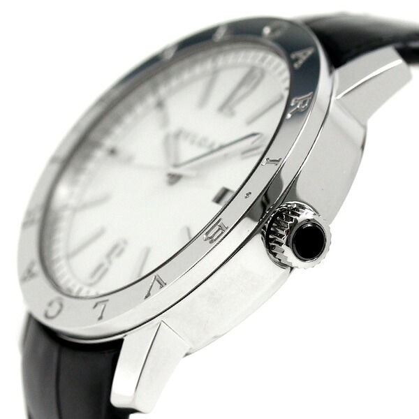 ブルガリ BVLGARI ブルガリブルガリ 41mm 自動巻き メンズ BB41WSLD 腕時計 ホワイト 高級 ブランド おしゃれ 防水 プレゼント 男性 実用的