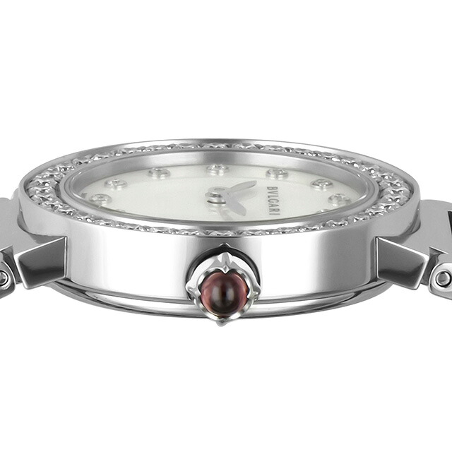 ブルガリ ブルガリブルガリ 26mm ダイヤモンド スイス製 クオーツ レディース 腕時計 BBL26WSDS/12 BVLGARI ホワイトパール 白 高級 ブランド おしゃれ 防水 軽い 華奢 かわいい プレゼント 女性 実用的