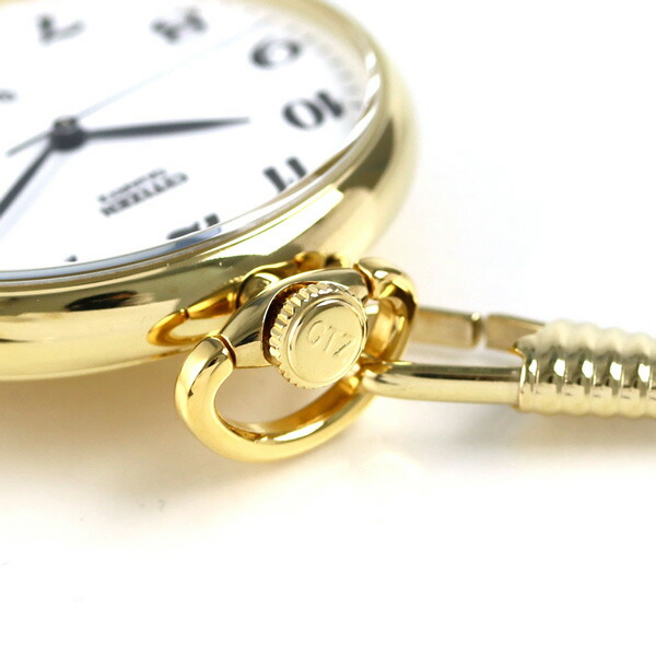 シチズン コレクション ポケットウォッチ クオーツ BC0423-54A 腕時計 ホワイト×ゴールド CITIZEN 懐中時計 ブランド 記念品 プレゼント ギフト