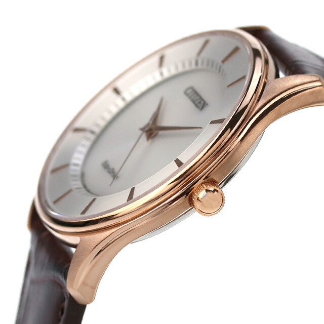 シチズン コレクション エコドライブ BJ6482-04A ソーラー 腕時計 メンズ シルバー ブラウン CITIZEN COLLECTION ブランド おしゃれ 防水 プレゼント 男性 実用的