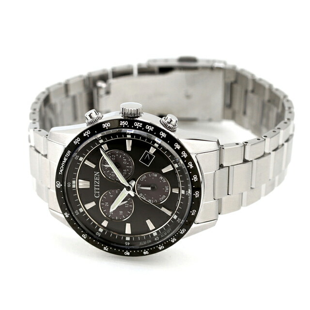 シチズン コレクション 光発電エコドライブ 腕時計 ブランド メンズ クロノグラフ ソーラー CITIZEN COLLECTION BL5614-59E アナログ ブラック 黒 おしゃれ 防水 プレゼント 男性 実用的