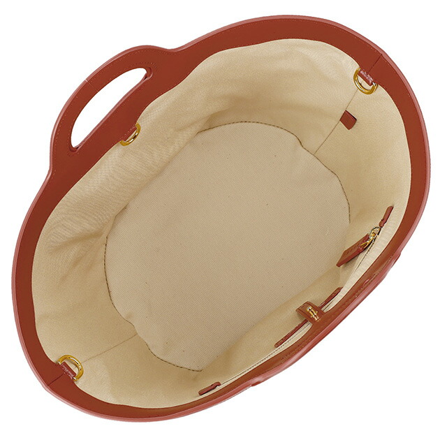 マルニ ハンドバッグ レディース MARNI BMMP0068Q0-P3860 オレンジ 軽量 小さめ 手提げ ブランド 高級 おしゃれ プレゼント 女性 実用的 かわいい