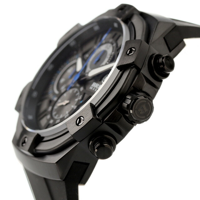 ブレラ ミラノ SUPERSPORTIVO EVO CHRONOGRAPH QUARTZ クオーツ 腕時計 メンズ クロノグラフ BRERA MILANO BMSSQC4503 アナログ ブラック 黒 ブランド おしゃれ 防水 プレゼント 男性 実用的