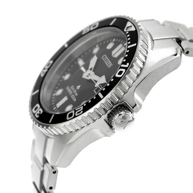 シチズン プロマスター マリン ダイバー200m エコドライブ 腕時計 ブランド メンズ ダイバーズウォッチ ソーラー CITIZEN PROMASTER BN0261-51E アナログ ブラック 黒 おしゃれ 防水 文字盤 大きい プレゼント 男性 実用的