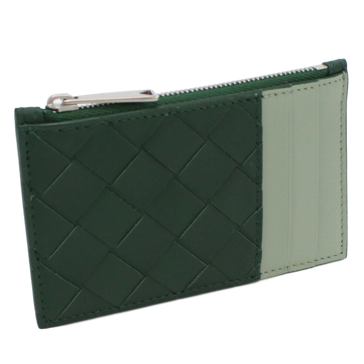 ボッテガ・ヴェネタ コインケース メンズ BOTTEGA VENETA カーフレザー イタリア 679802 グリーン系 財布 小銭入れ 小さい ブランド 高級 おしゃれ プレゼント 実用的